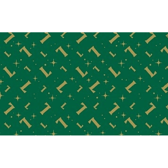 Papel Embrulho Xmas verde 1 Kg