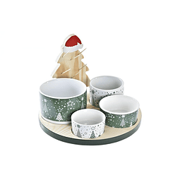 Set de aperitivos natalício - 1 unid