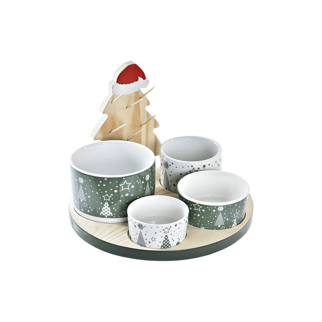 Set de aperitivos natalício - 1 unid