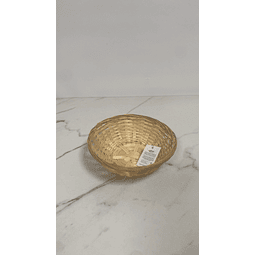 Cesto de bambu circular S - 1 unid