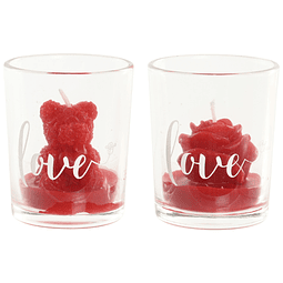 Copos c/vela Love