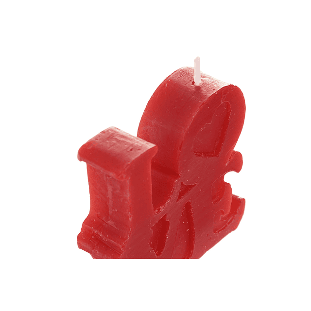 Vela de cera "LOVE"