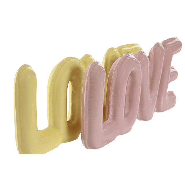 Decoração em cerâmica "LOVE"