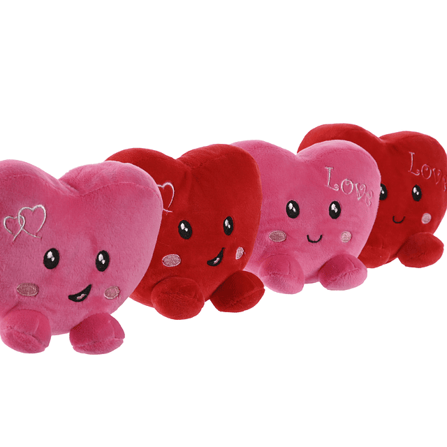 Peluche de coração animado 