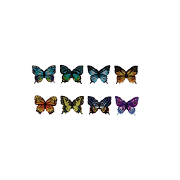 Borboletas de ceramica