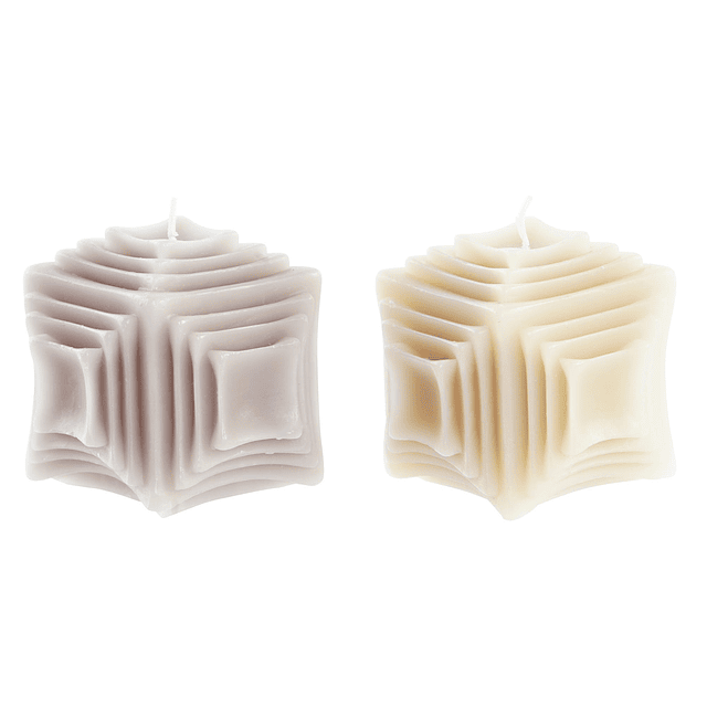 Velas de cera cubo