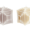 Velas de cera cubo