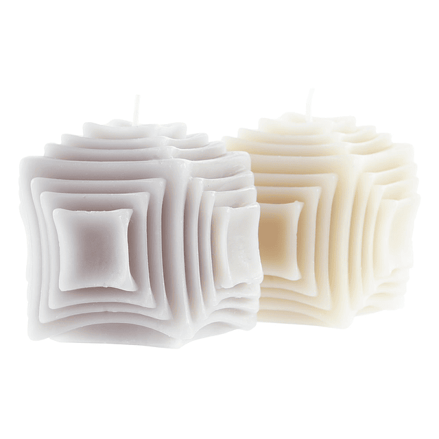 Velas de cera cubo