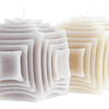 Velas de cera cubo
