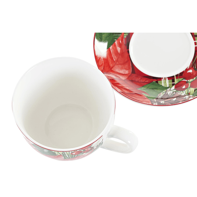 Set chávenas flores