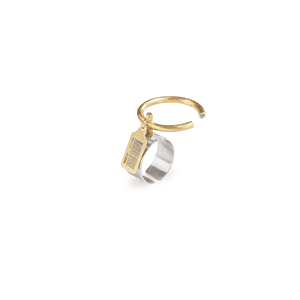 Circular Clothes Hanger Ring - Gold 