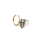Circular Clothes Hanger Ring - Gold + Oxid  - thumbnail 1