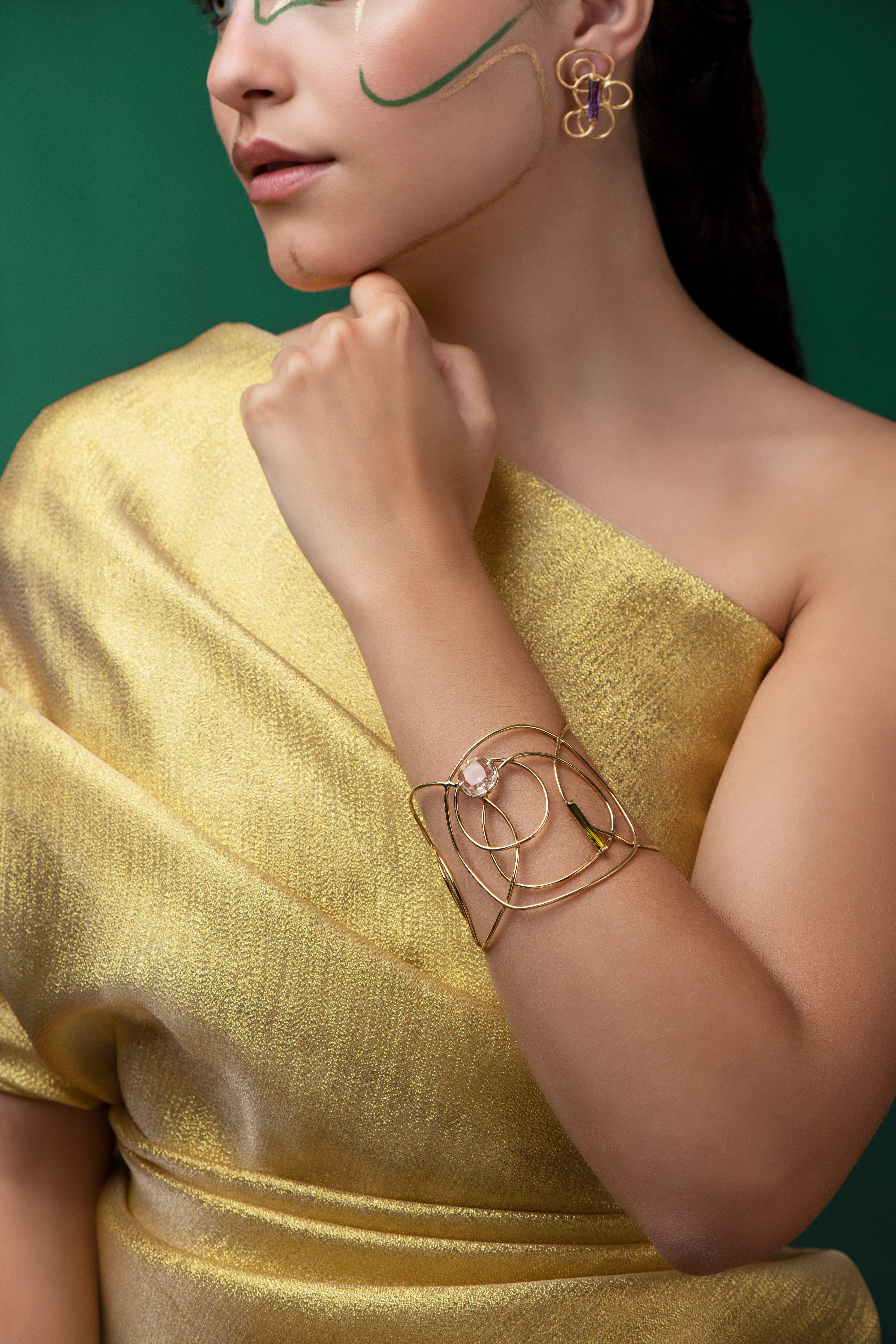 Because I'm a Queen Bracelete - Verde  1