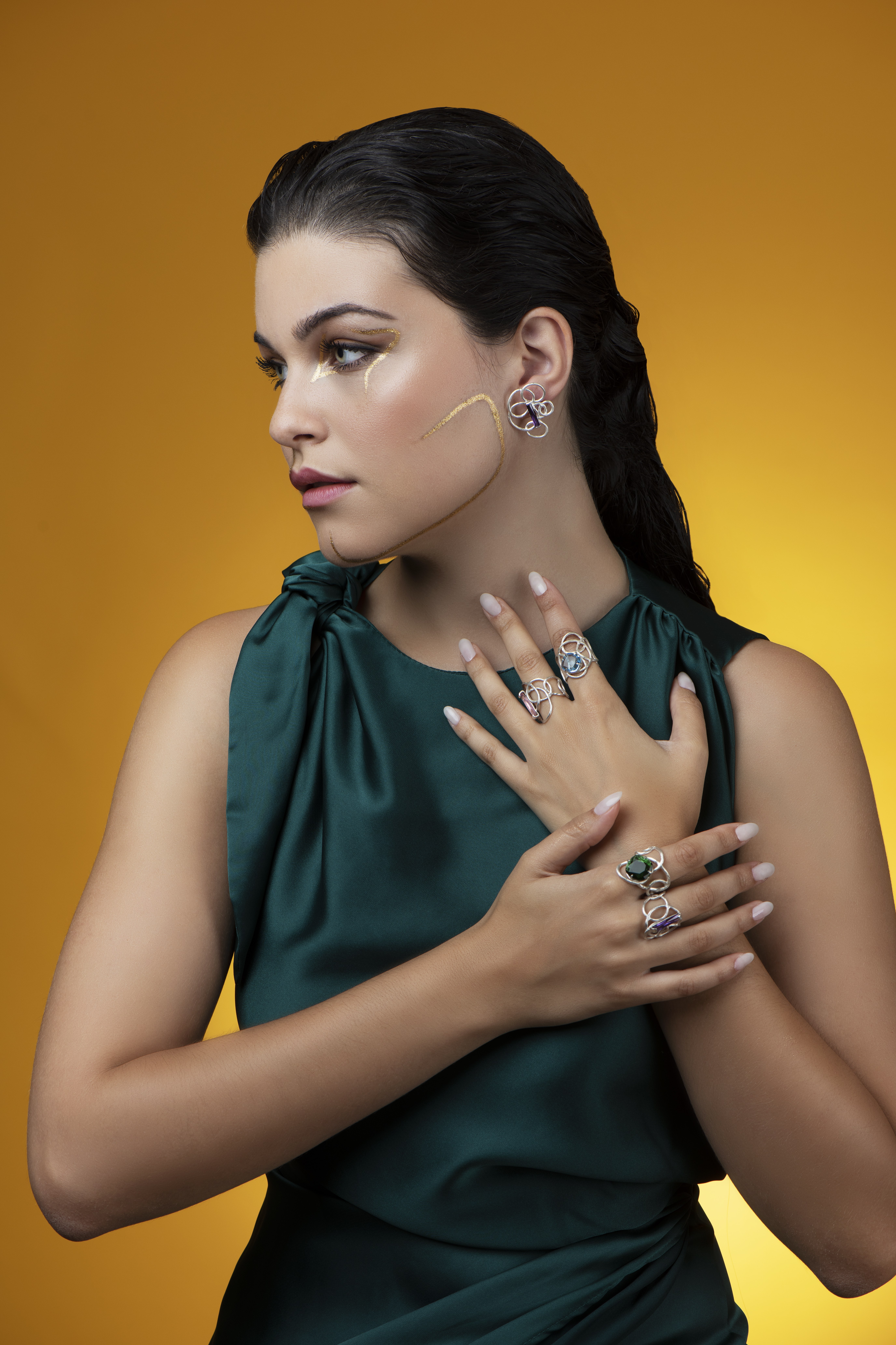 Because I'm a Queen Ring -  Green 1