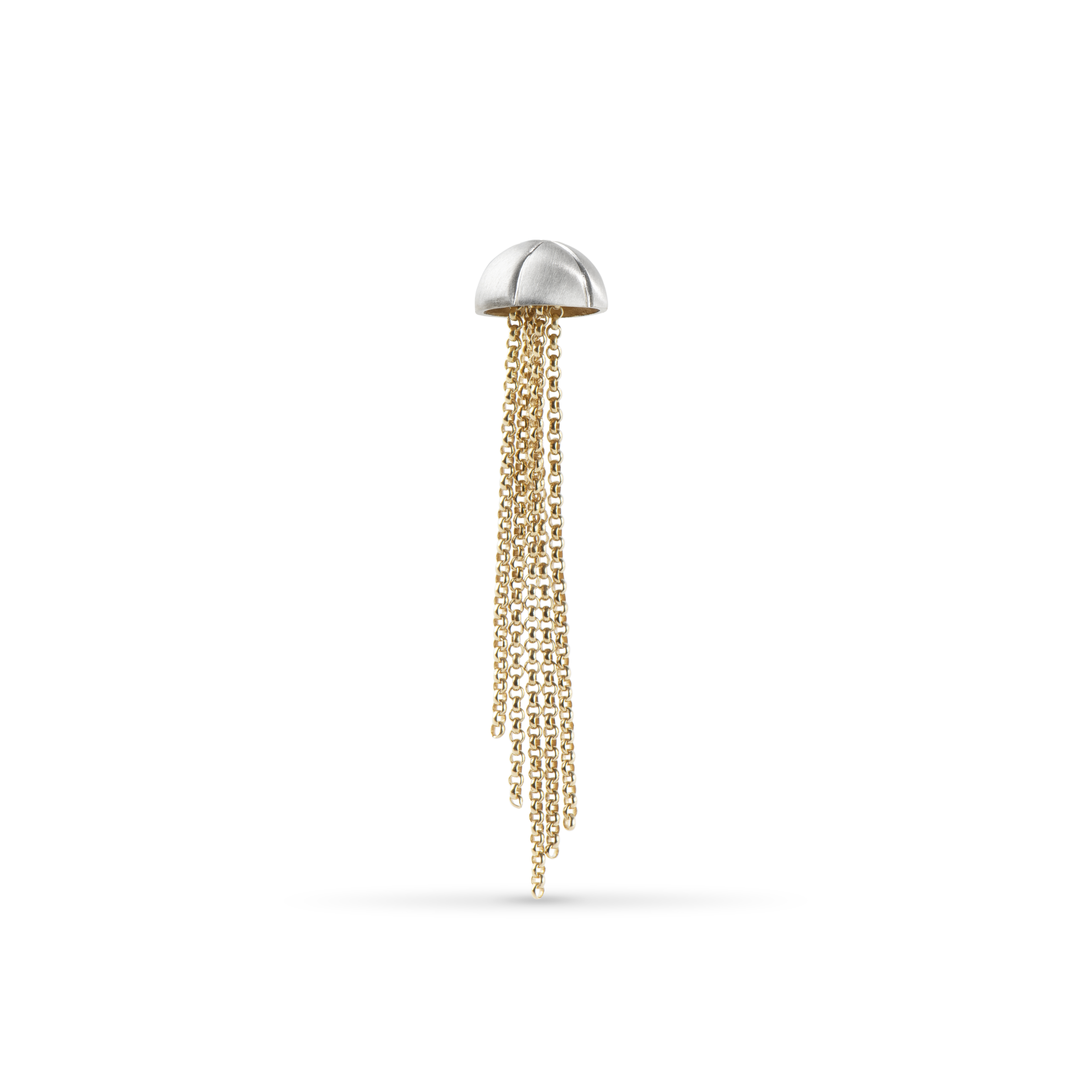 Jellyfish Earring - Gold and Silver - Image 2