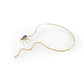 Little Choker Blue - Gold Plated - thumbnail 1