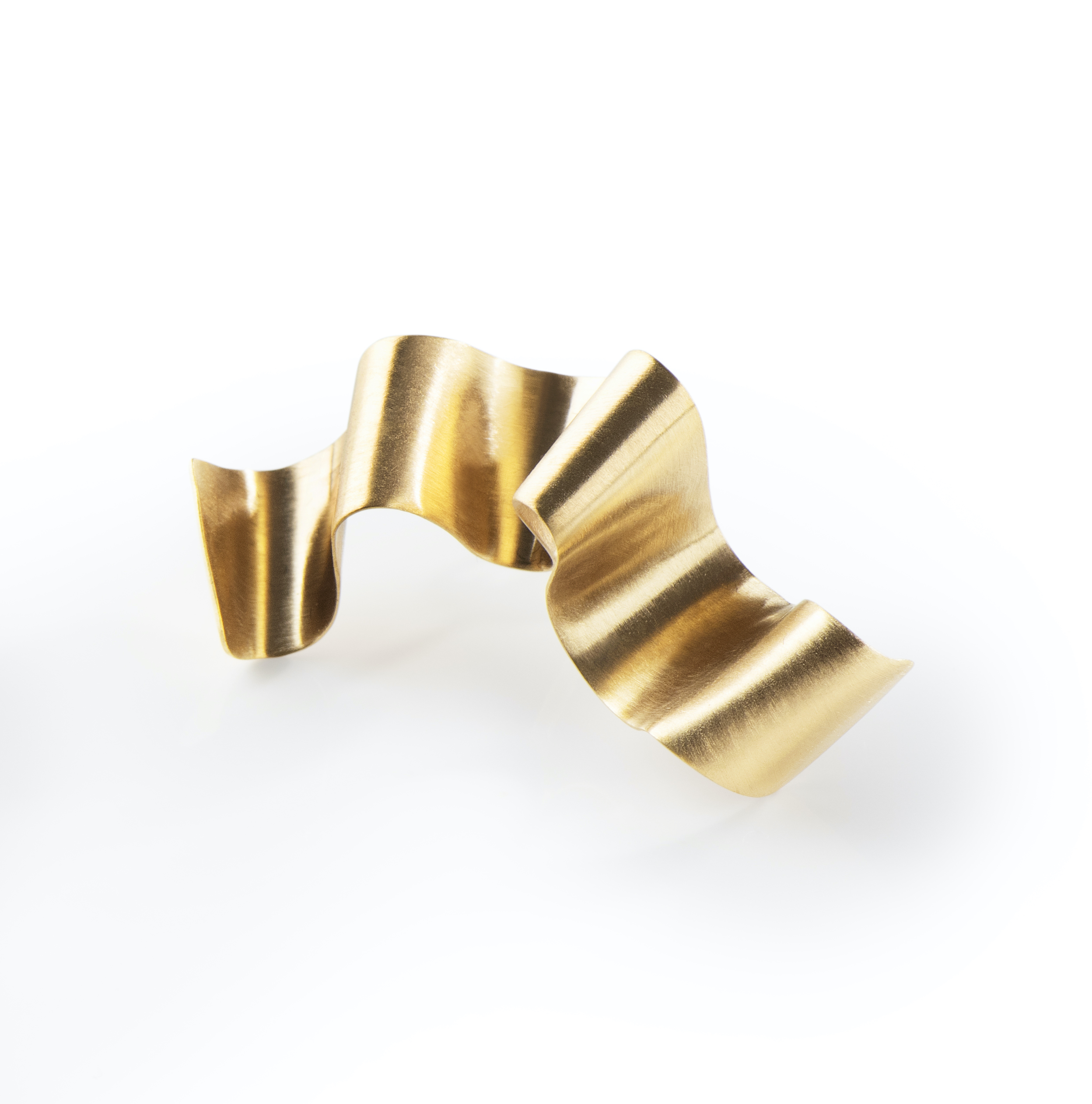 Kombu Earring - Gold Plated - Image 2
