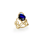 Because I'm a Queen Ring - Round Dark Blue  - thumbnail 1