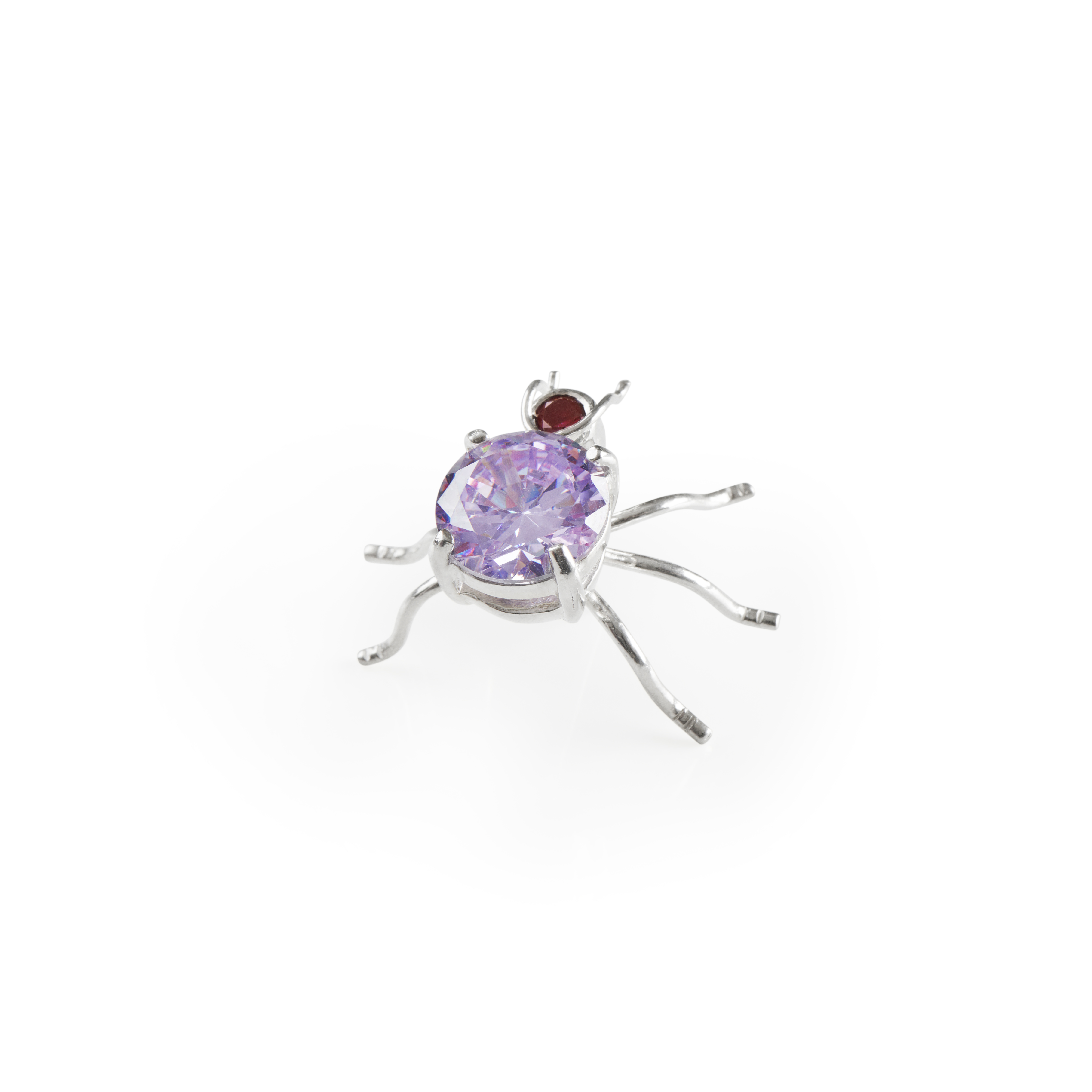 Bug with Lilac Gemstone - Round  - Image 1