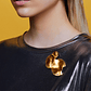 Lux Chips - Gold Brooch - thumbnail 2