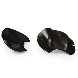 Lux Chips - Black Earrings