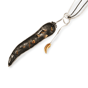 Spicy Love - Oxidized Necklace and Brooch