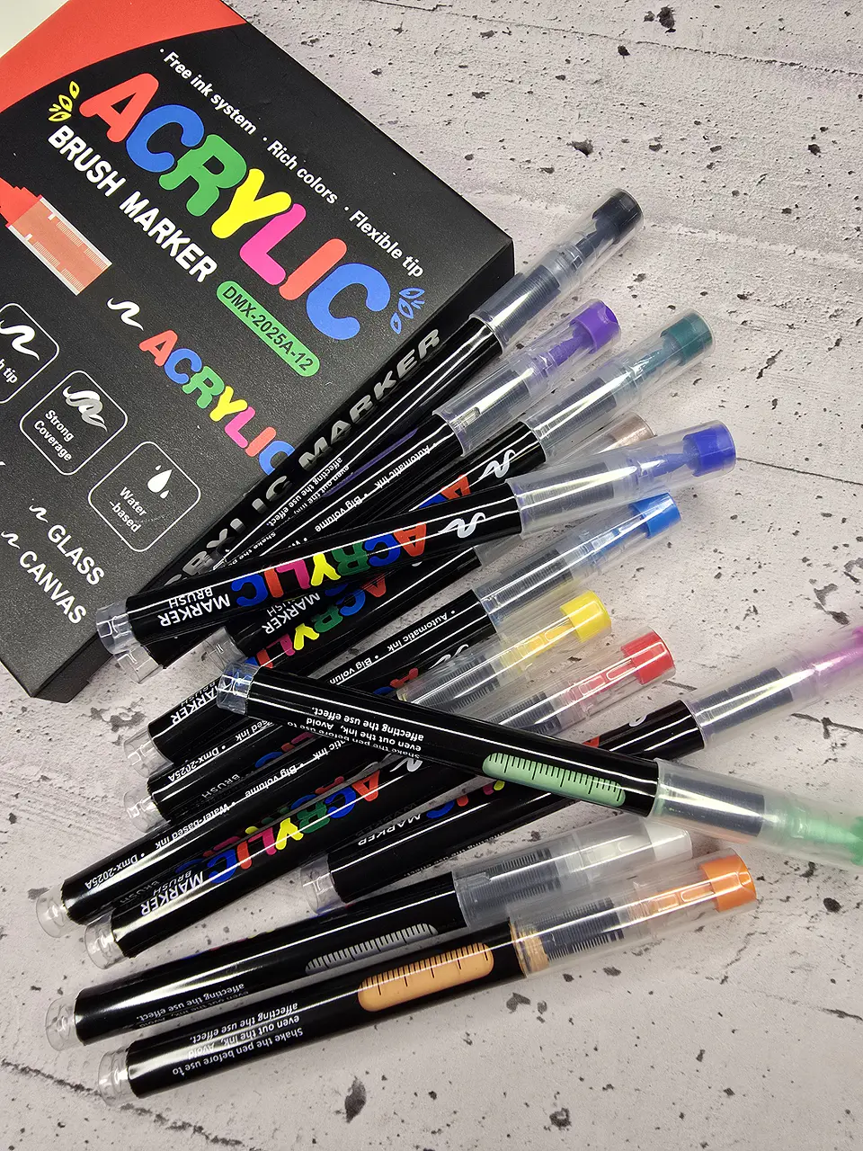 Acrilico liquido 12 pcs 2