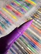 Lapiz doble punta Acrilico/glitter 48pcs - Miniatura 3