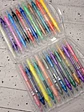 Lapiz doble punta Acrilico/glitter 24 pcs - Miniatura 2