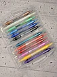 Lapiz doble punta Acrilico/glitter 12 pcs - Miniatura 2
