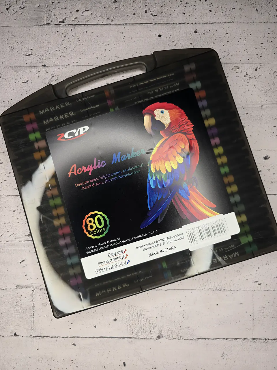 Lapiz acrílico loro 80 pcs 1