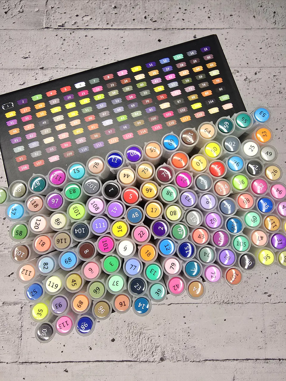 Lapiz acrílico liquido 120 pcs 2