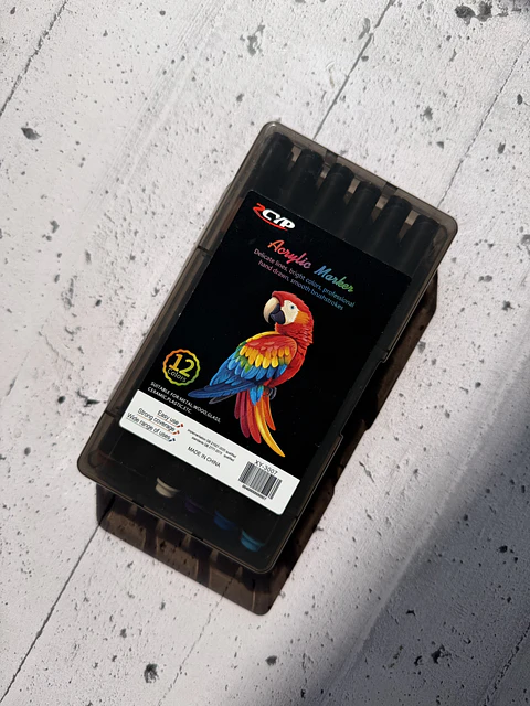 Lápiz acrílico loro 12 pcs