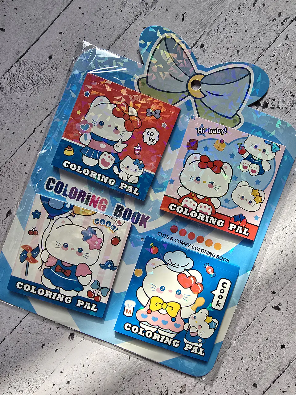Set mini libretas para pintar 1