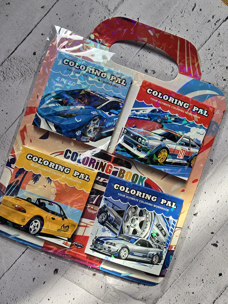 Set mini libretas para pintar 2