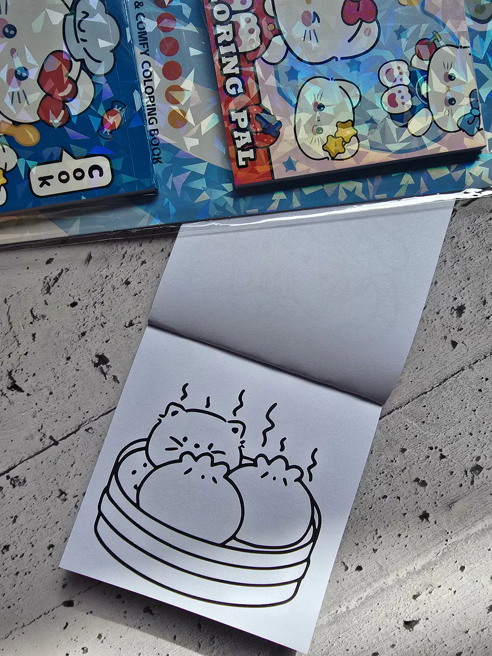 Set mini libretas para pintar 3
