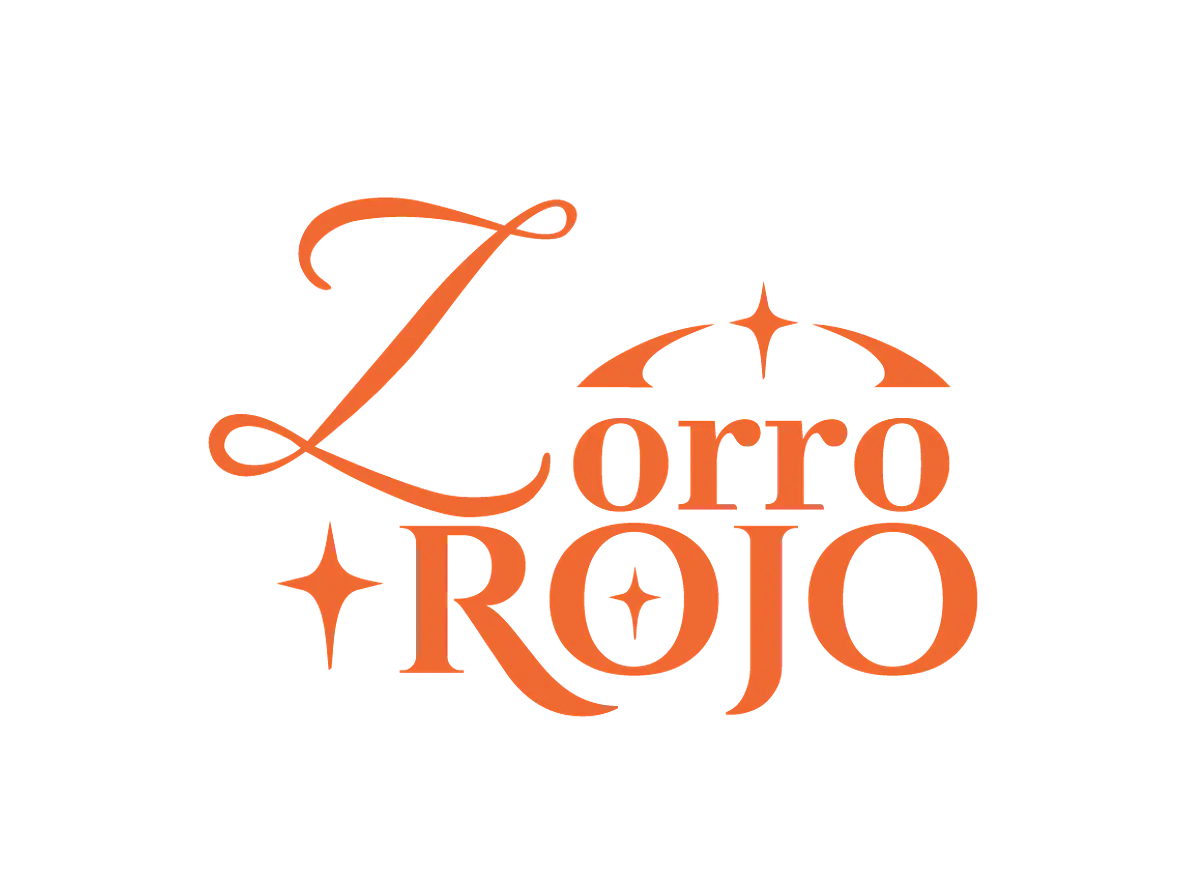 Identidad visual de Zorro Rojo, modalidad de autopublicación de Letras y Punto Editorial que ofrece herramientas y acompañamiento para llevar una obra desde el manuscrito hasta su publicación.