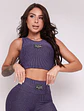 CROP TOP DEPORTIVO 3D RIB (Cod.2362) - Miniatura 4