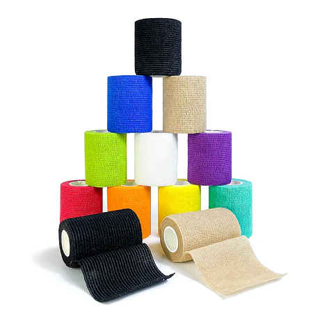 Pack 10 Venda Cohesiva Naranjo 7,5 cm x 4,5 m