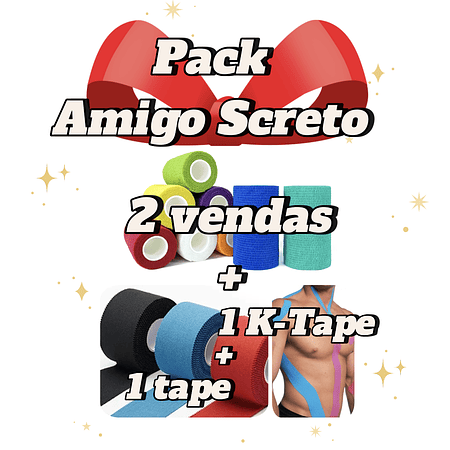 Pack Navidad (1 tape + 1 kinesio tape + 2 vendas )