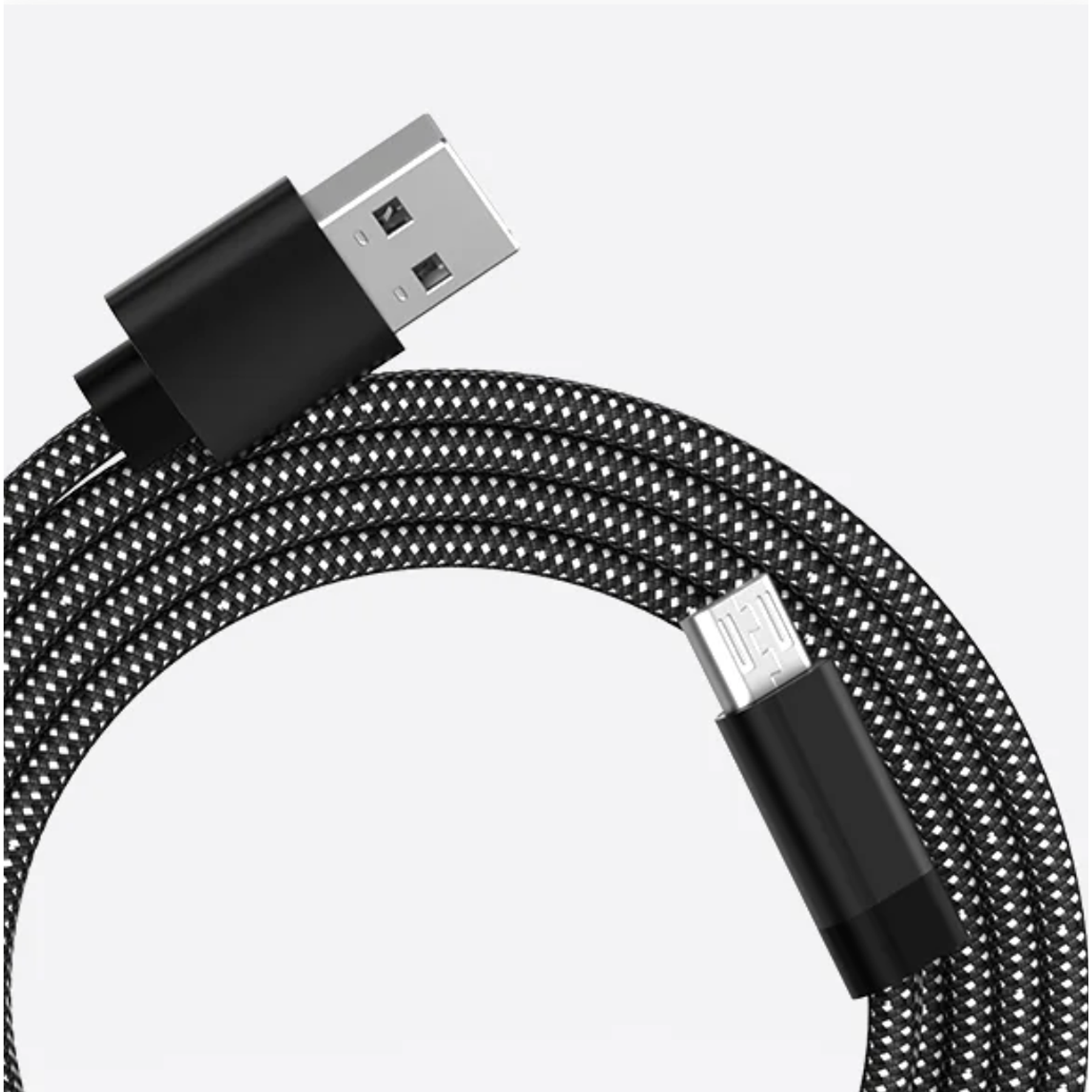 2 X Cable USB A a Micro (color negro)