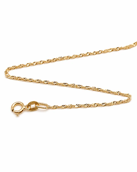CADENA SINGAPUR ORO AMARILLO