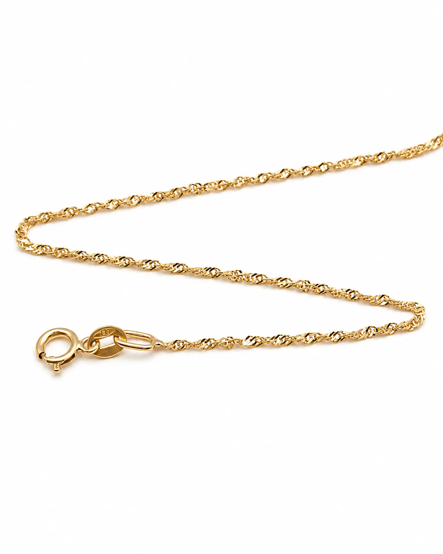 CADENA SINGAPUR ORO AMARILLO 1