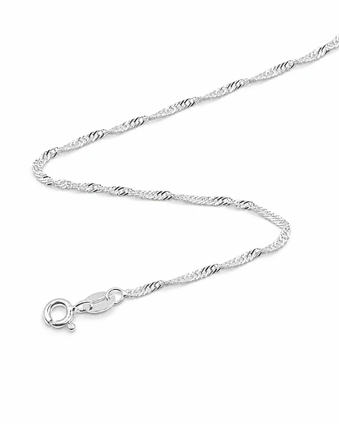 CADENA SINGAPUR PLATA