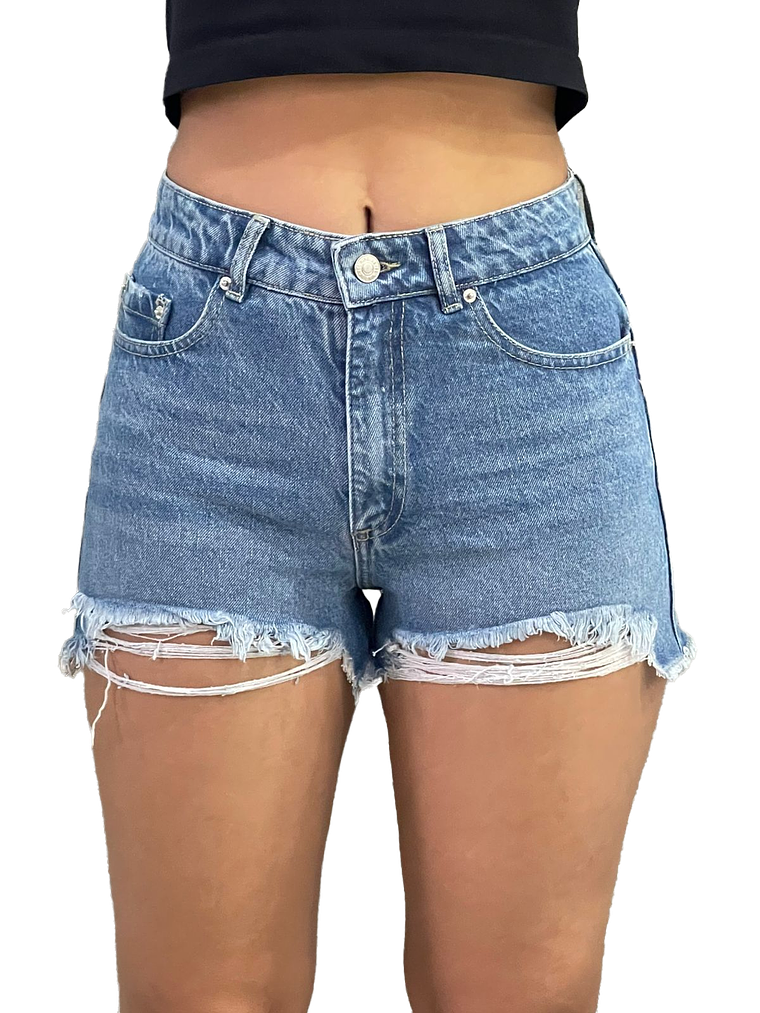 Shorts De Mujer SRSE63S – Level Nine 1