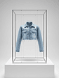 Chaqueta Crop Azul DENIM - Miniatura 4