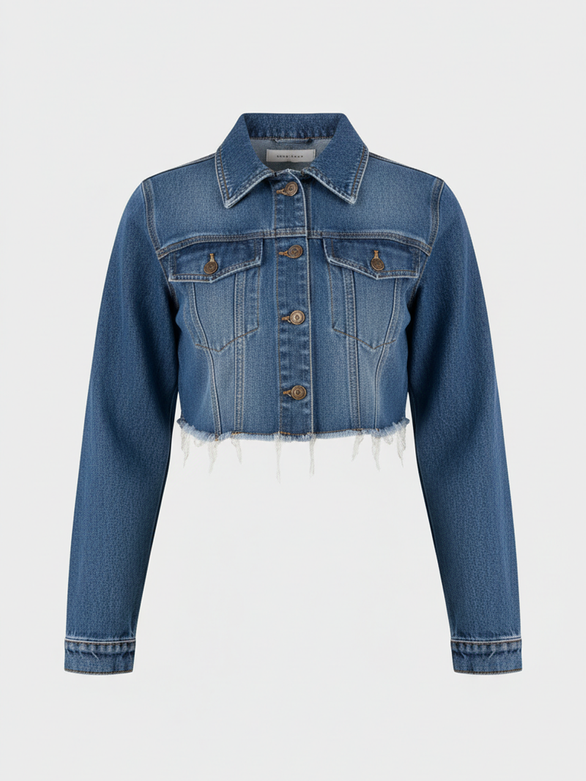 Chaqueta Crop Azul DENIM 5