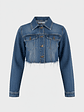 Chaqueta Crop Azul DENIM - Miniatura 5