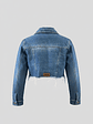 Chaqueta Crop Azul DENIM - Miniatura 6