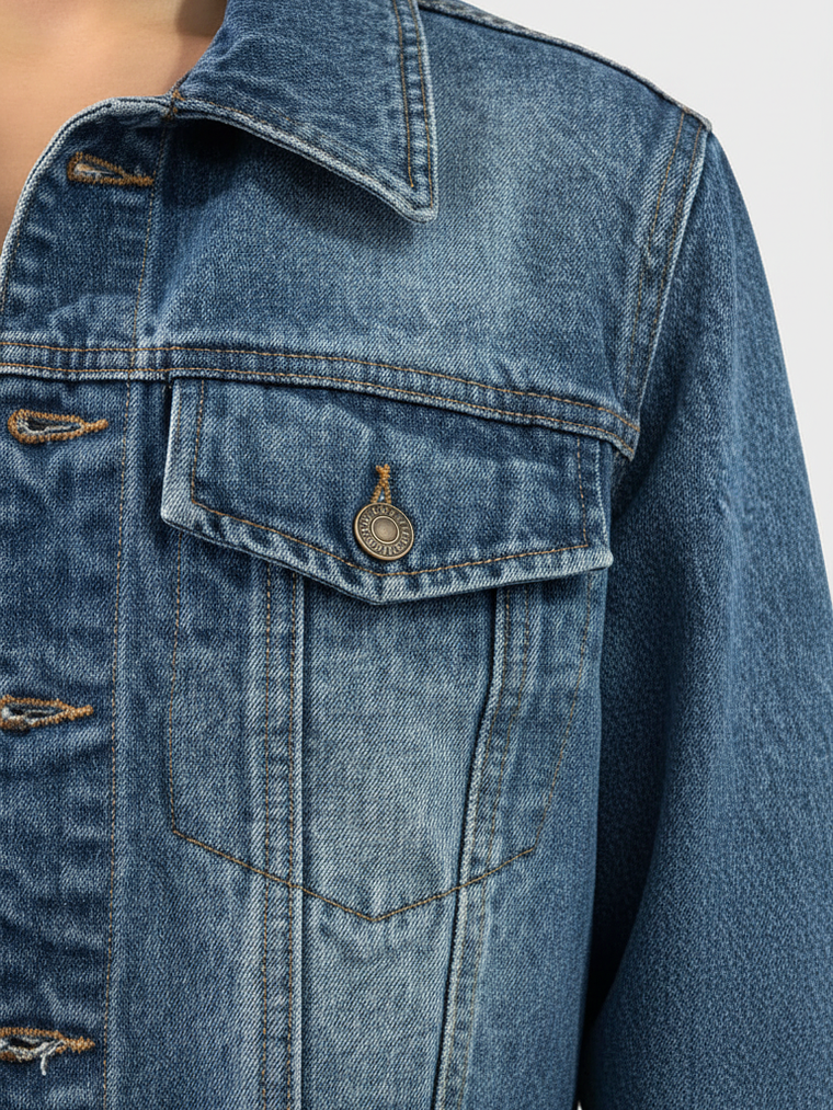 Chaqueta Crop Azul DENIM 8